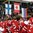 MOSCOW, RUSSIA - MAY 22: Canadian players look on during the national anthem after a 2-0 gold medal game win over Finland at the 2016 IIHF Ice Hockey World Championship. (Photo by Andre Ringuette/HHOF-IIHF Images)


